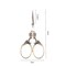 Craft Scissors for Felting & Embroidery Wizardi F07-M13-6-bronze
